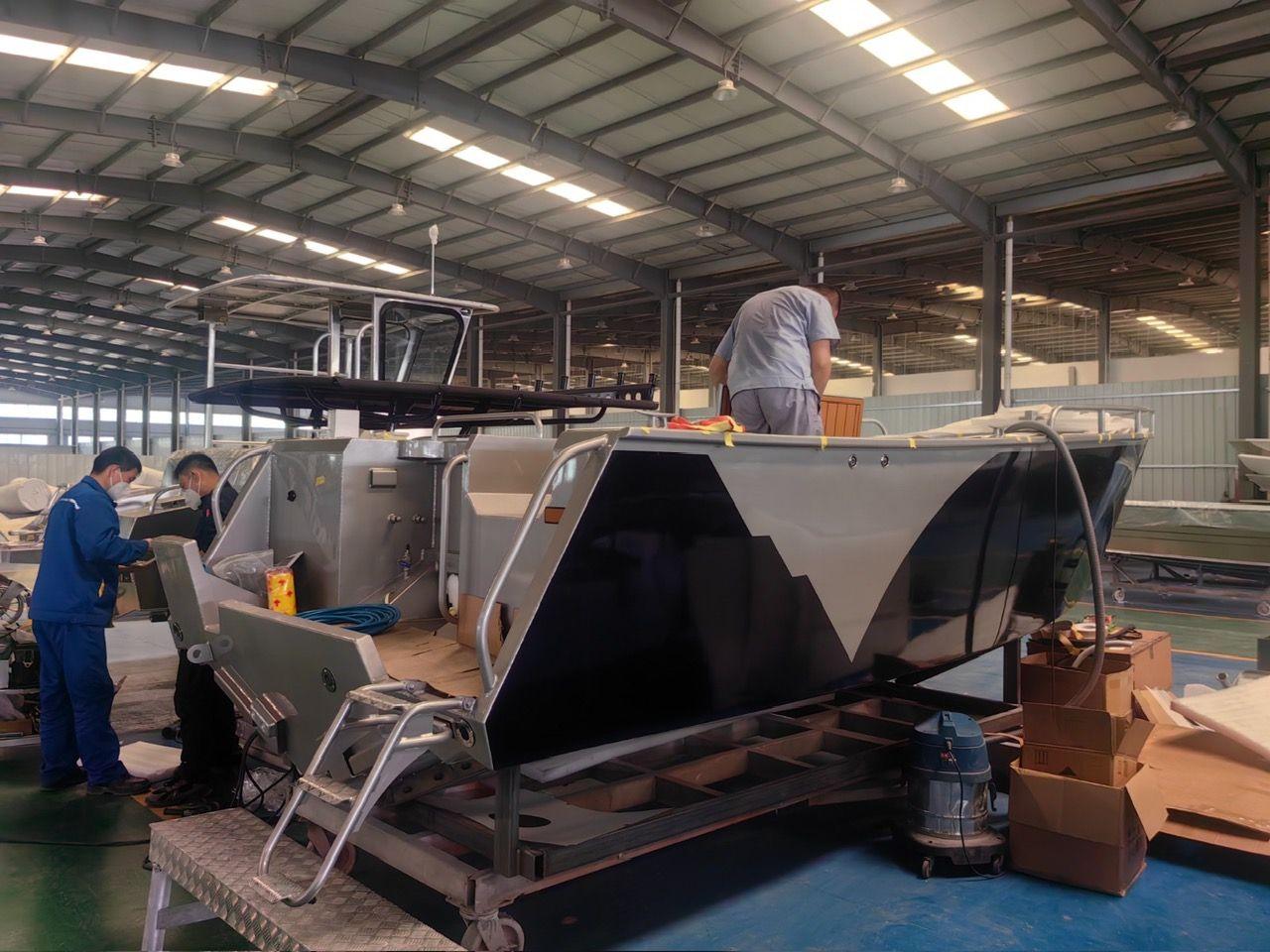 Fit-out team at work