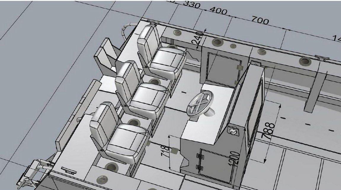 Barra Special: Stern seats and console