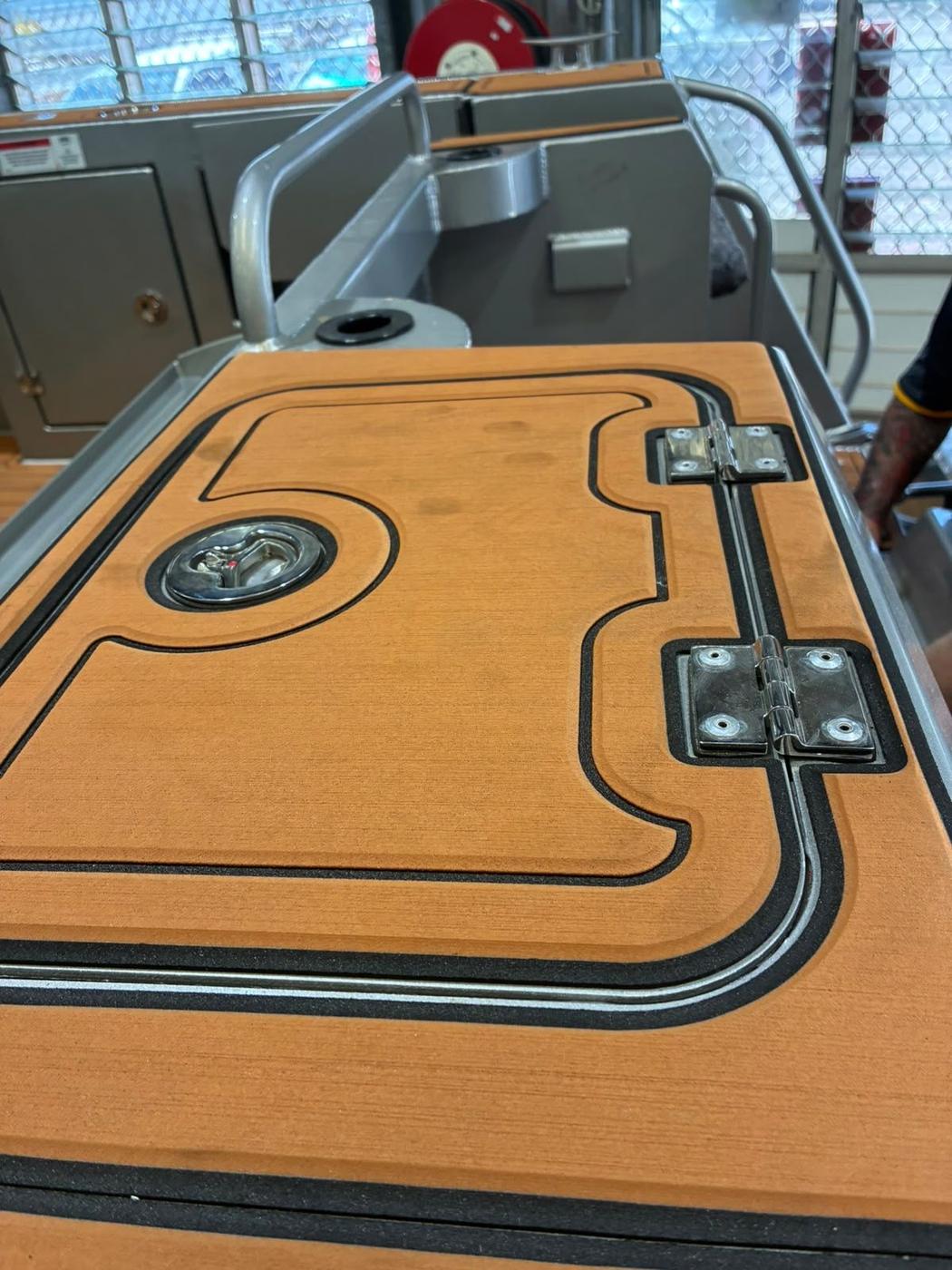EVA deck flooring and hatch