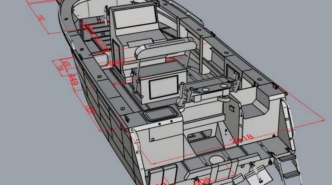 Open Ocean: Console and stern layout
