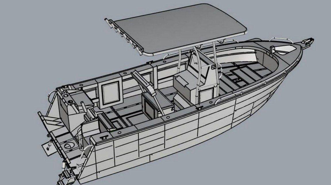 Open Ocean: T-top and rod holders