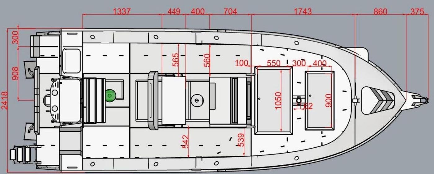 Open Ocean deck plan