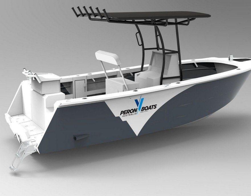 Ultra V 625 Open Ocean render with T-top