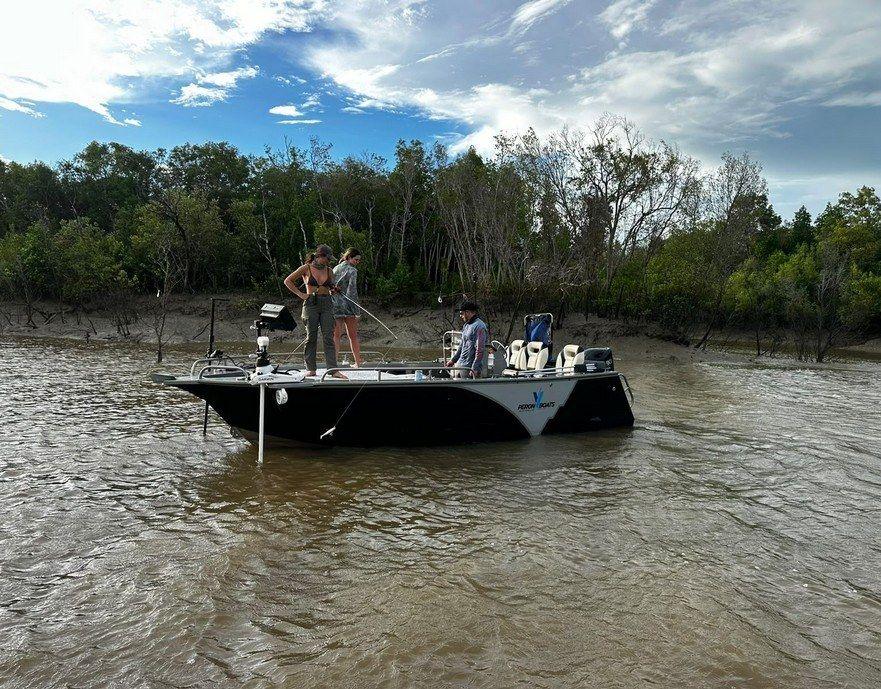 Ultra V fishing a mangrove creek in the Northern Territory
